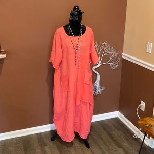 "7 Agosto" made in Italy summer dress.